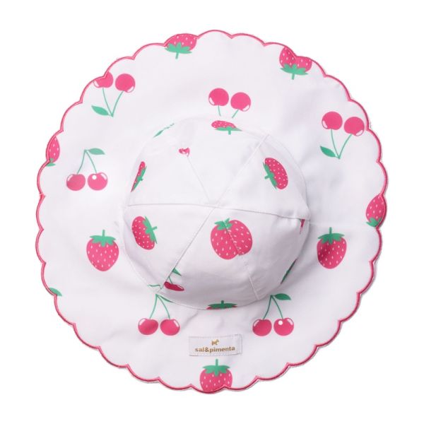 Pink Jam Berries Lycra Sunny Hat
