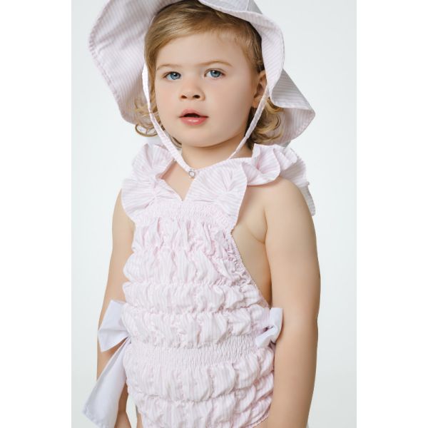  Cotton Candy Cotton Frilled Swimsuit