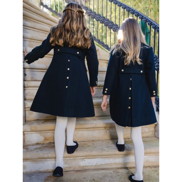 Navy Princess Coat