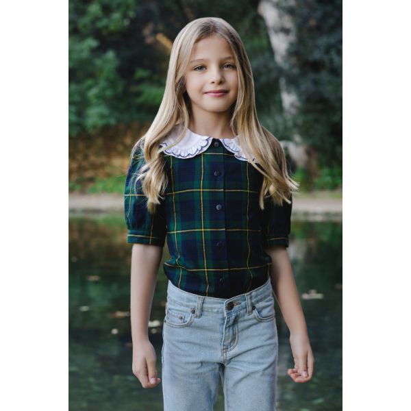 Navy Tartan Shirt