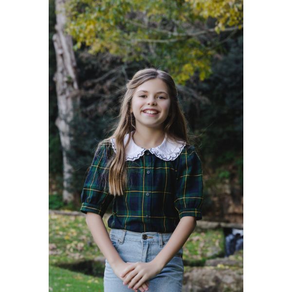 Navy Tartan Shirt