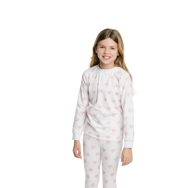 Hearts Pink Tween Pajama
