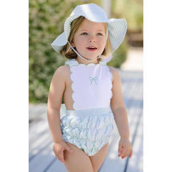 Mint Bows Sunny Hat