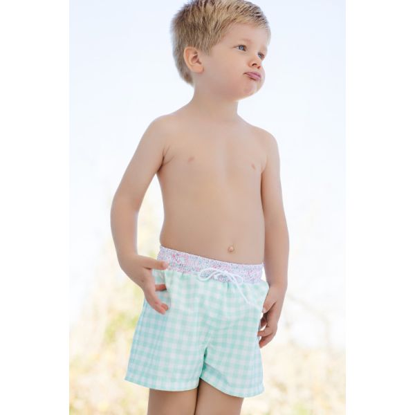  Pink Ditsy Floral Trunks