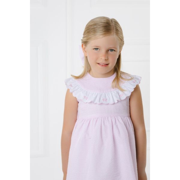 Pink Seersucker Dress