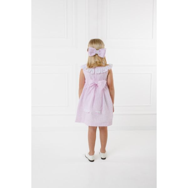  Pink Seersucker Dress