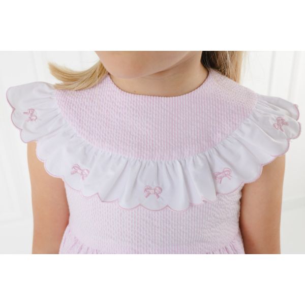  Pink Seersucker Dress