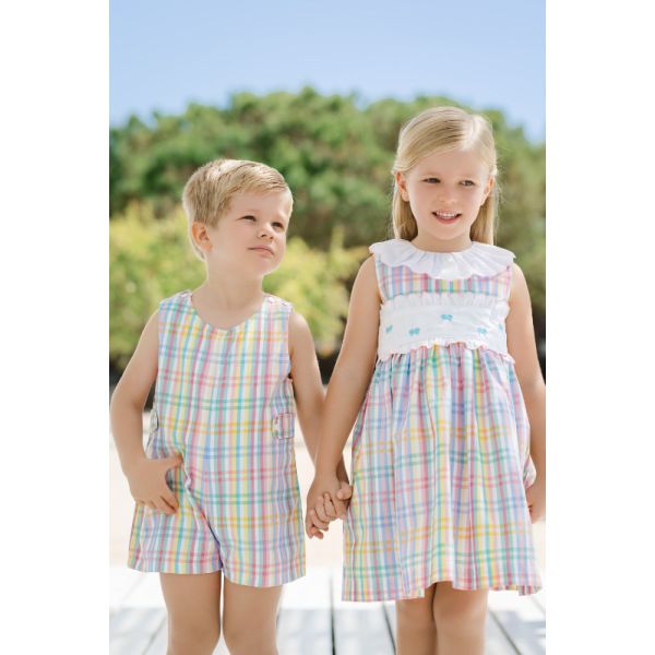 Rainbow Gingham Jon-jon