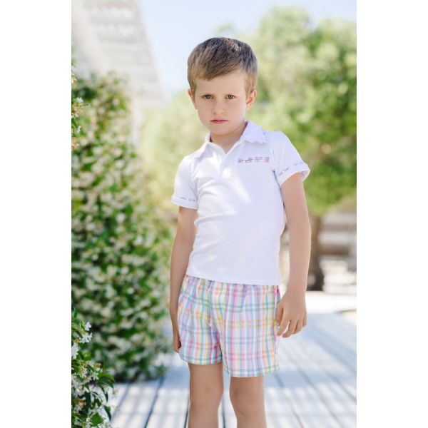  Rainbow Gingham Boy Pull-Ups