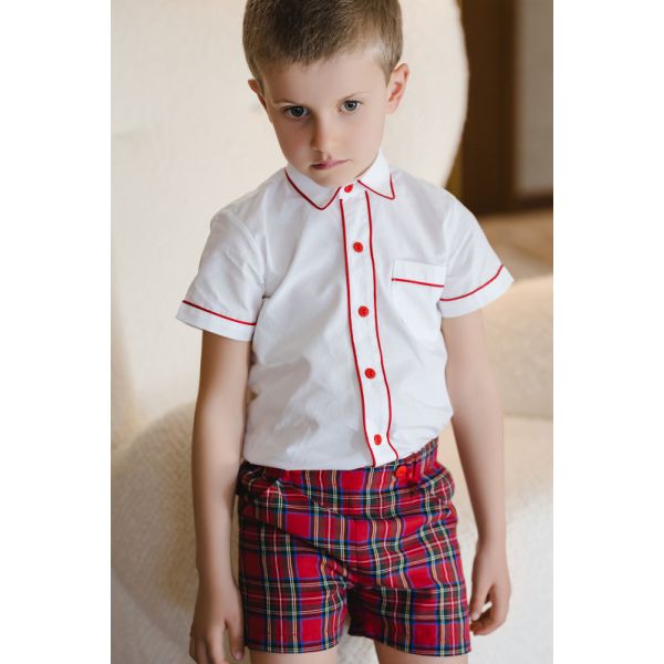 Christmas Magic Tartan Boy Shorts