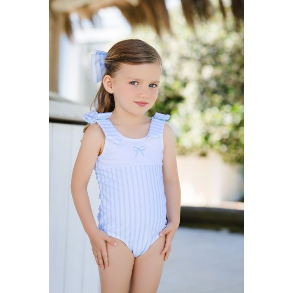 Stripes Blue Swimsuit